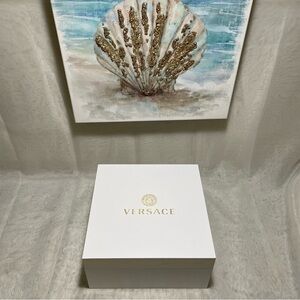 Versace White Box with Gold Versace Logo